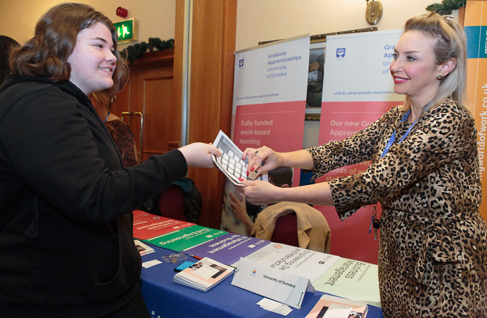Client News – ‘You’re inspired!’ – Angus pupils and firms get Apprenticeships info at careers fair